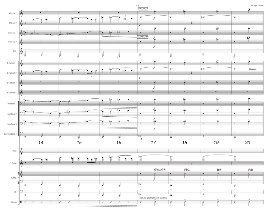 Too High Large Ensemble scores gallery preview page 4