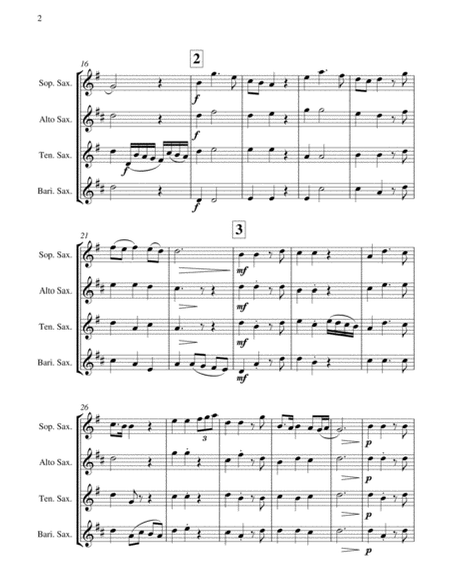 Lascia Ch'io Pianga - From Opera 'Rinaldo' (For Saxophone Quartet) image number null