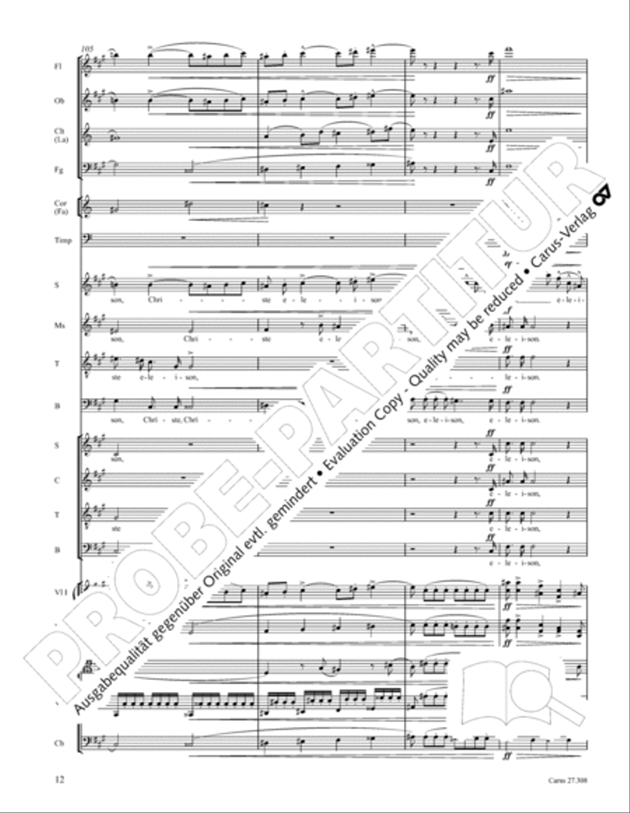Messa da Requiem 4-Part scores gallery preview page 18