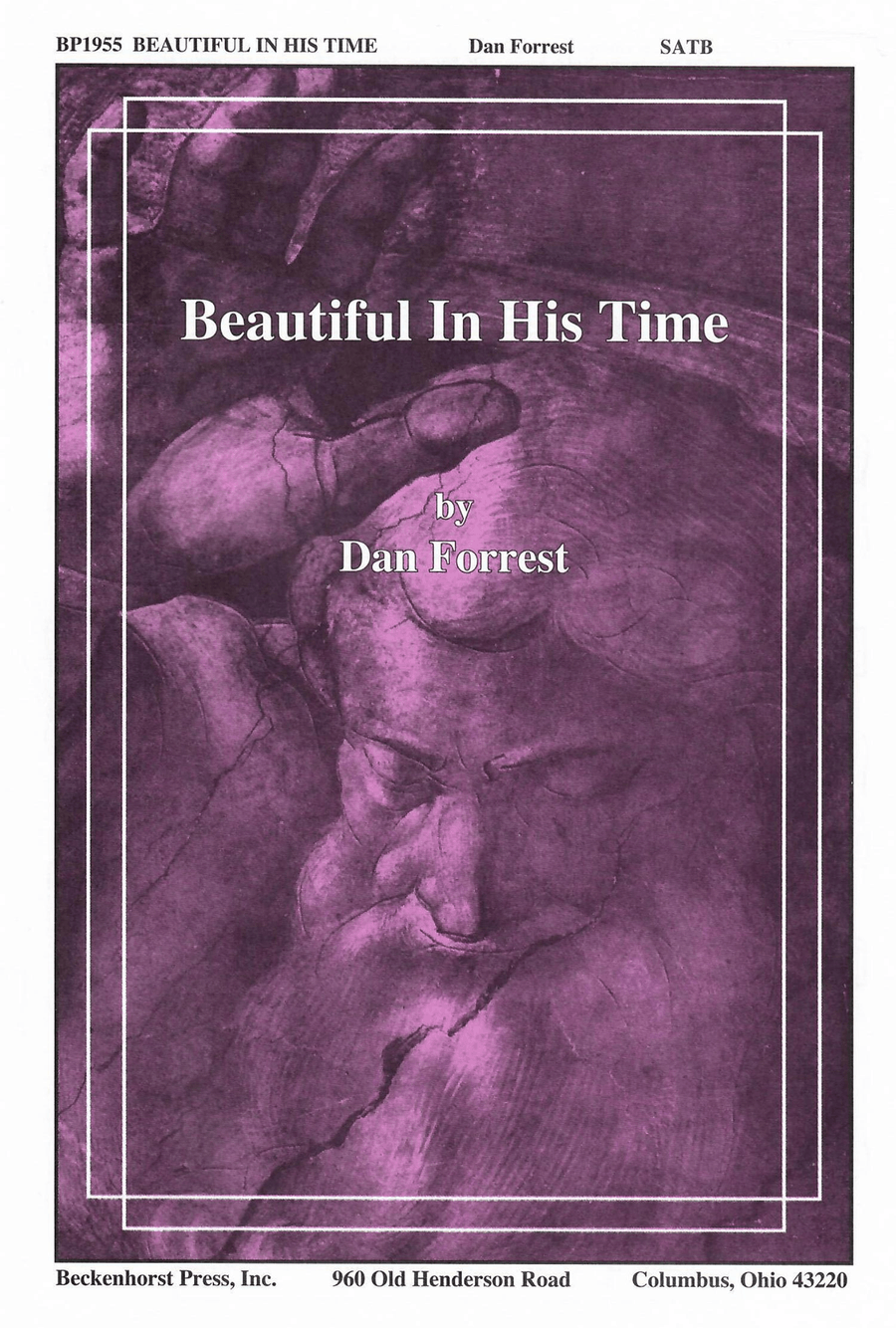 Beautiful In His Time 4-Part scores gallery preview page 1