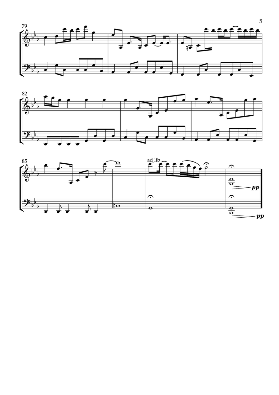 Skyfall String Duet scores gallery preview page 5