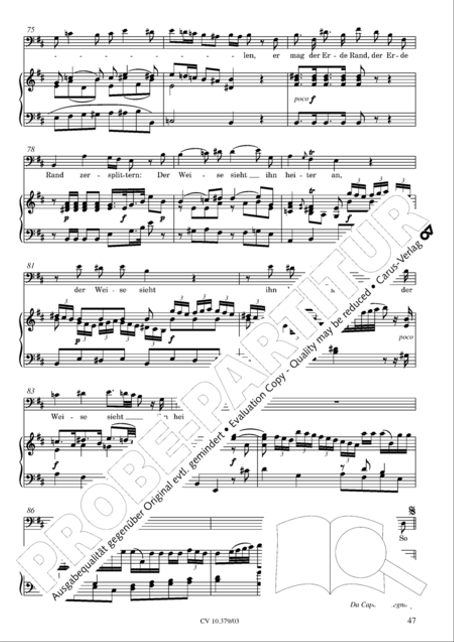 Der Tod Jesu 4-Part scores gallery preview page 48