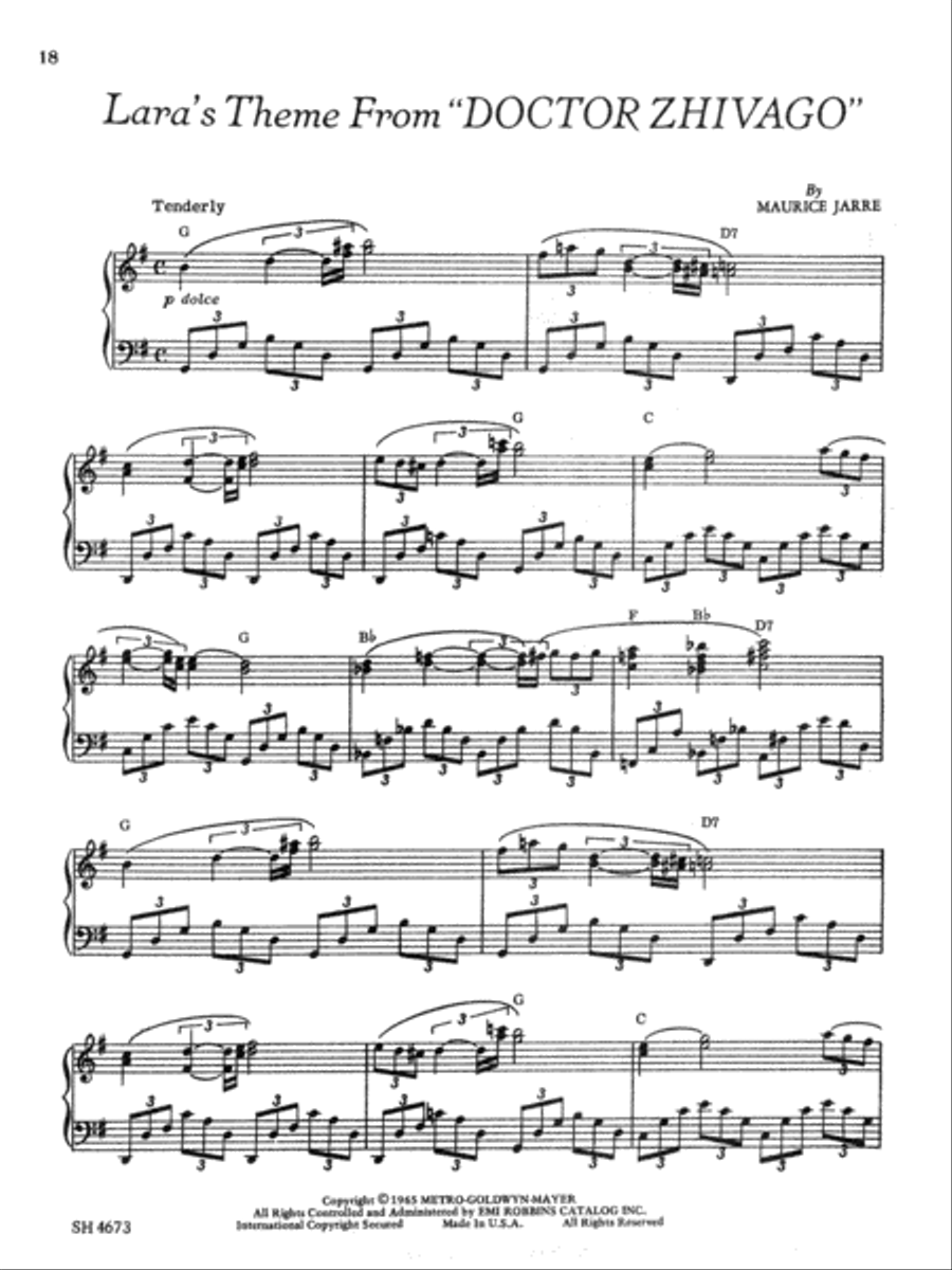 Doctor Zhivago (Movie Selections) Piano scores gallery preview page 3