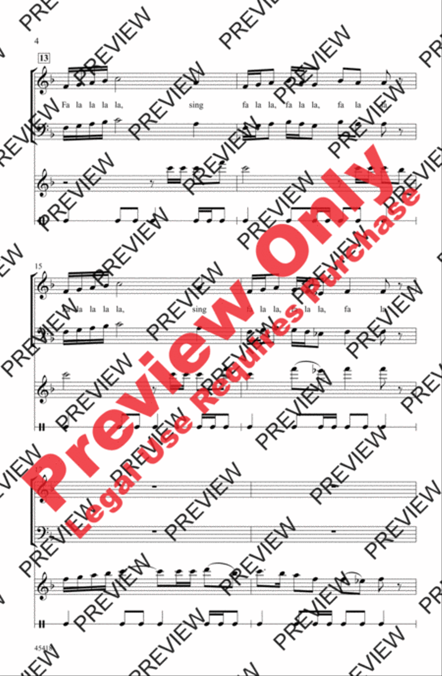 A Christmas Roundelay A Christmas Roundelay SAB scores gallery preview page 4