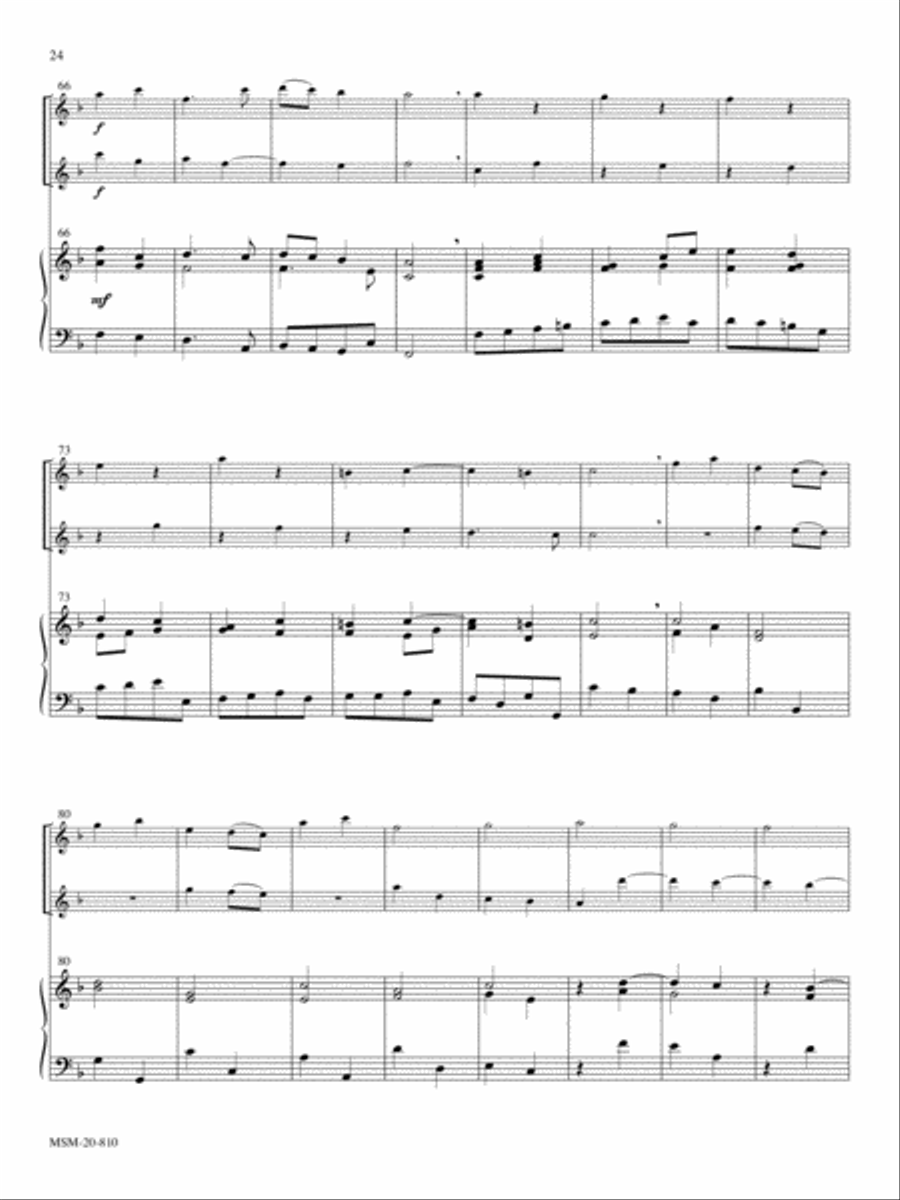 Largo and Allegro Organ scores gallery preview page 6