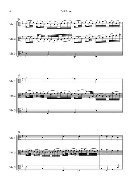 Canon - Johann Pachelbel (Wedding/Reduced Version) for Viola Trio image number null