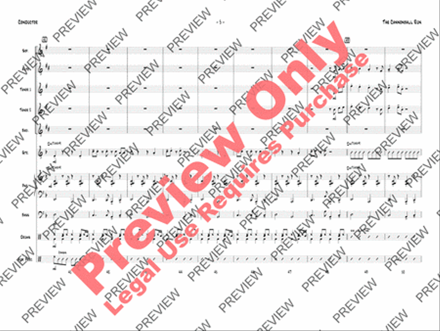 The Cannonball Run The Cannonball Run Jazz Ensemble scores gallery preview page 8