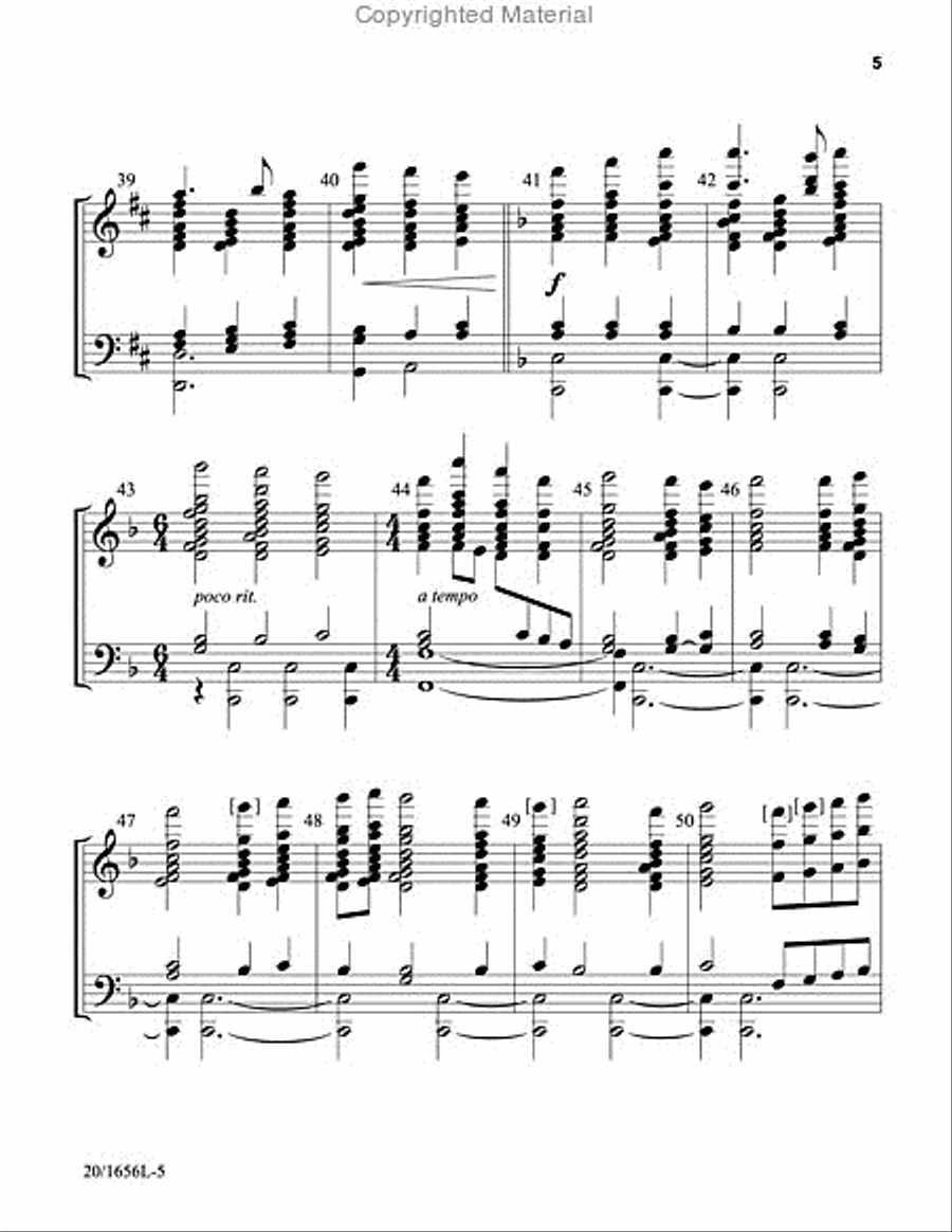 Come, Thou Almighty King 5-Octaves scores gallery preview page 5