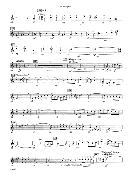 Porgy and Bess® (Medley): 2nd B-flat Trumpet