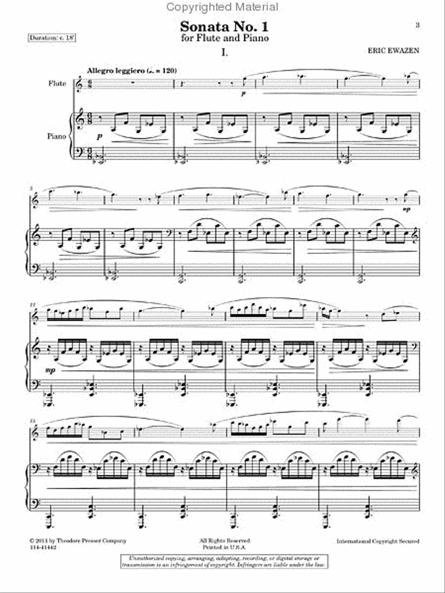 Sonata No. 1 Chamber Music scores gallery preview page 2
