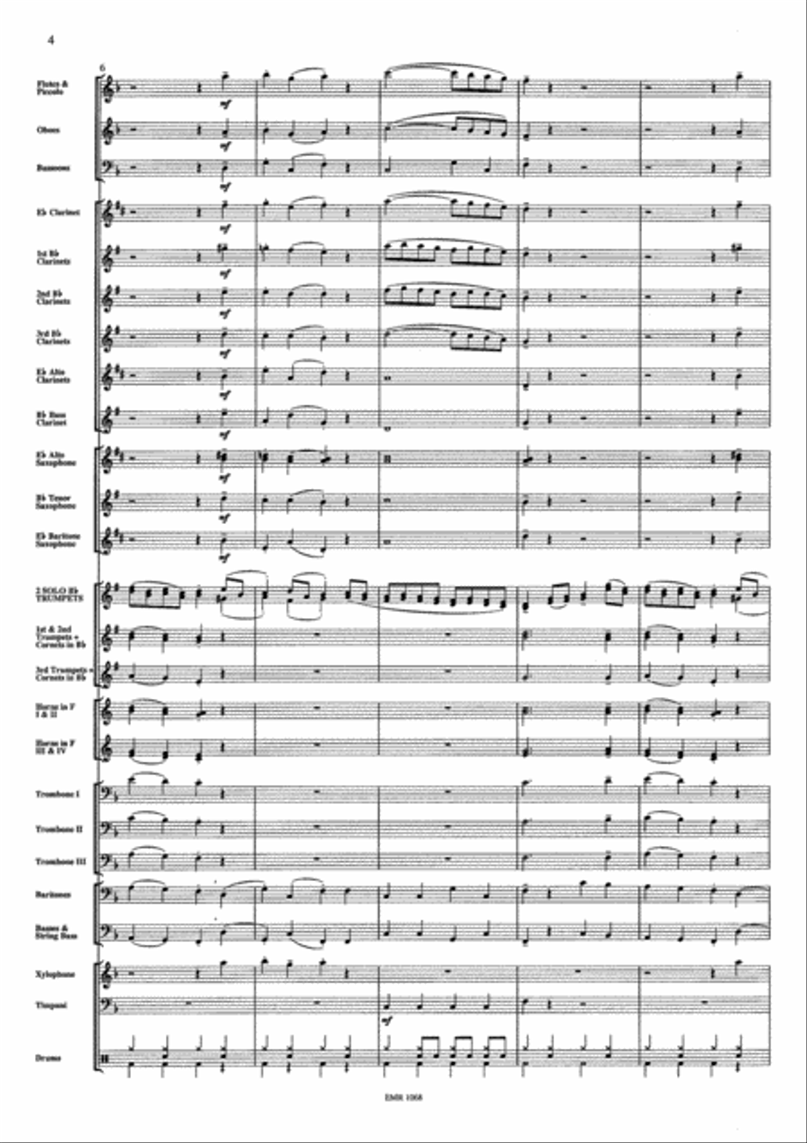 The Happy Twins Concert Band scores gallery preview page 5