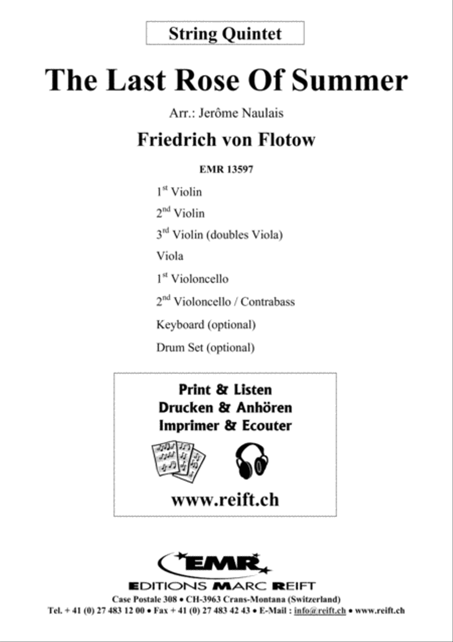 The Last Rose Of Summer String Quintet scores gallery preview page 2