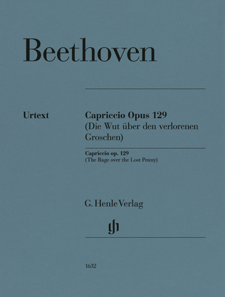 Book cover for Capriccio Op. 129