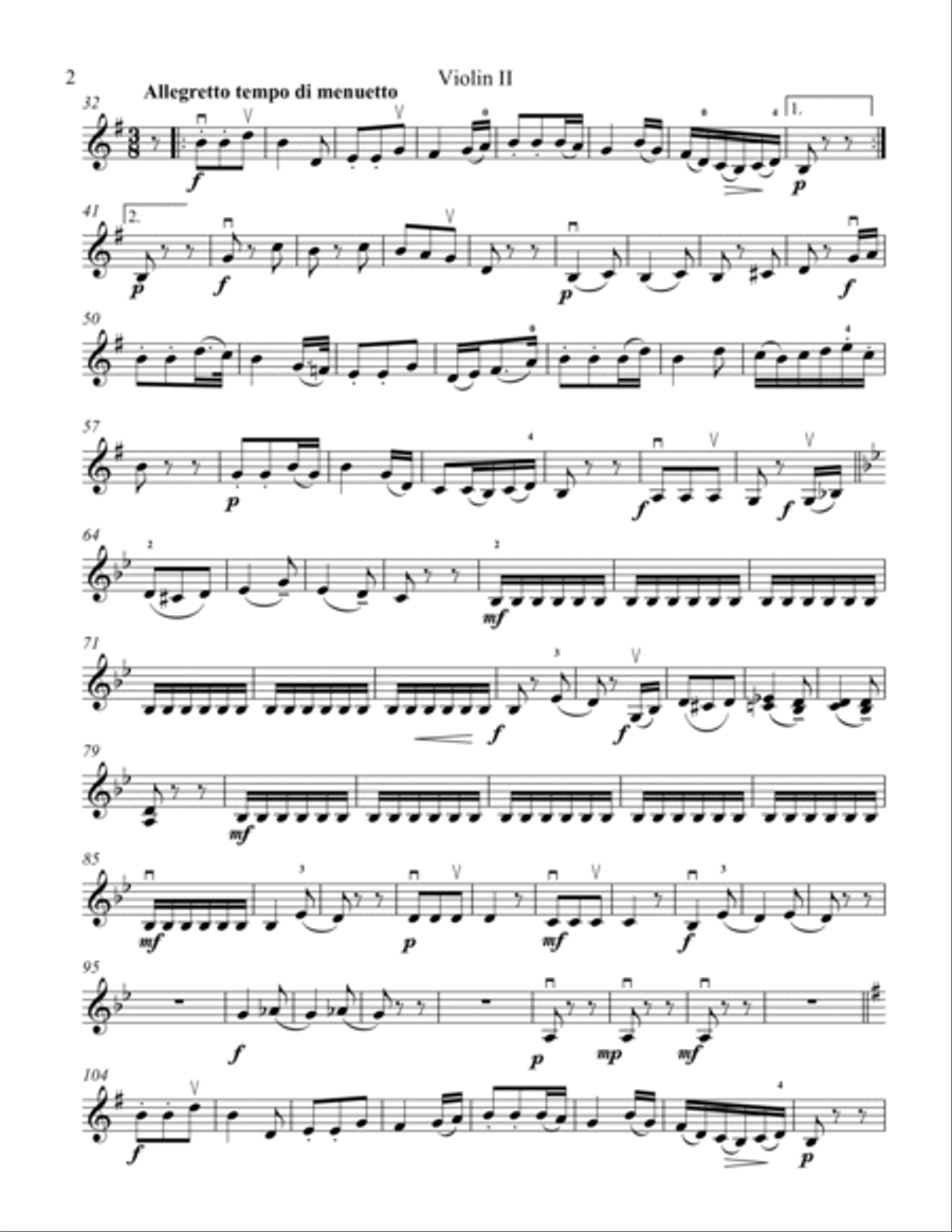 Sonatina Op. 20 #1 String Trio scores gallery preview page 5