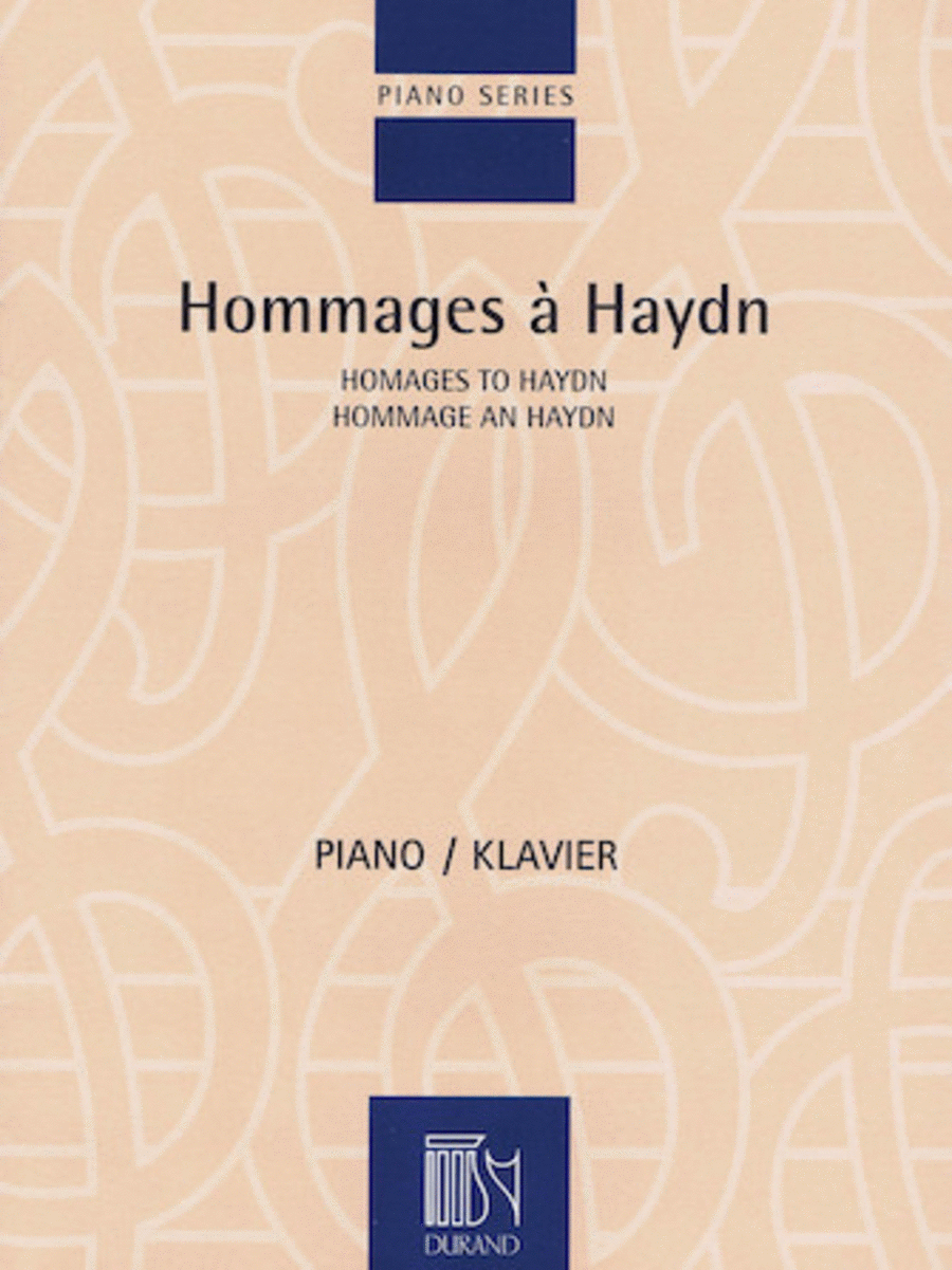 Homages to Haydn Homages to Haydn Piano Solo scores gallery preview page 1