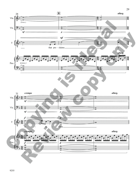 Sacred Place (Full/Choral Score)