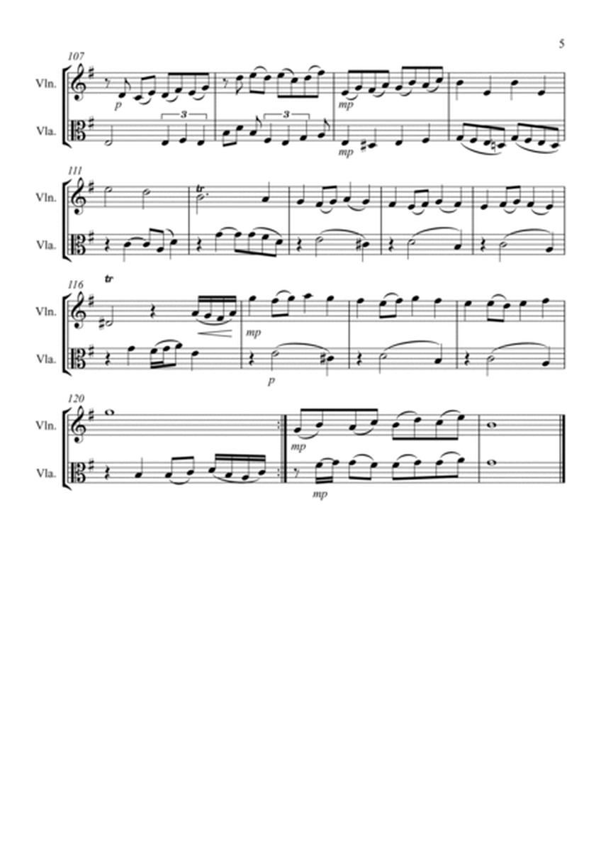 Violin and Viola Duet - "Presto" by Teleman image number null