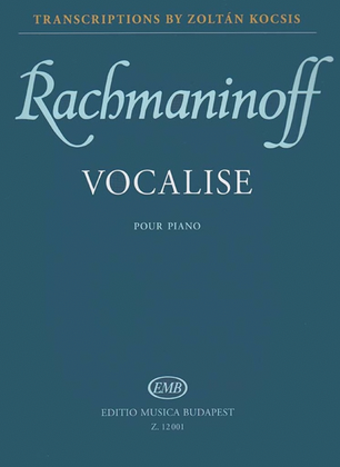 Book cover for Vocalise op. 34, no 14