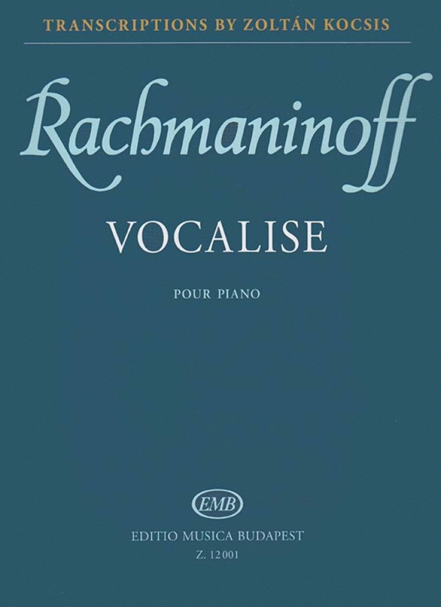 Vocalise op. 34, no 14 Vocalise op. 34, no 14 Piano Solo scores gallery preview page 1