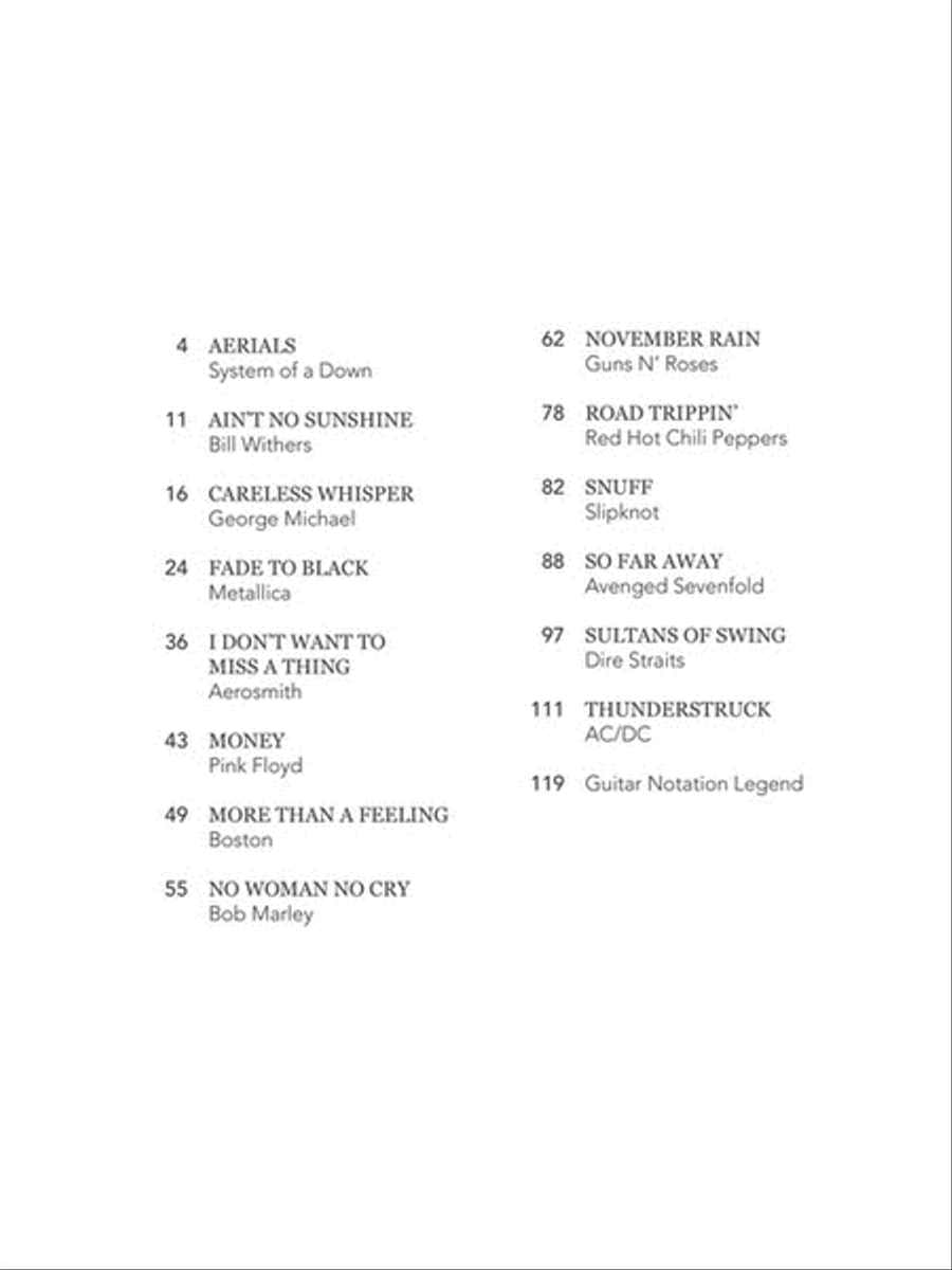 Igor Presnyakov's Solo Guitar Songbook Electric Guitar scores gallery preview page 2