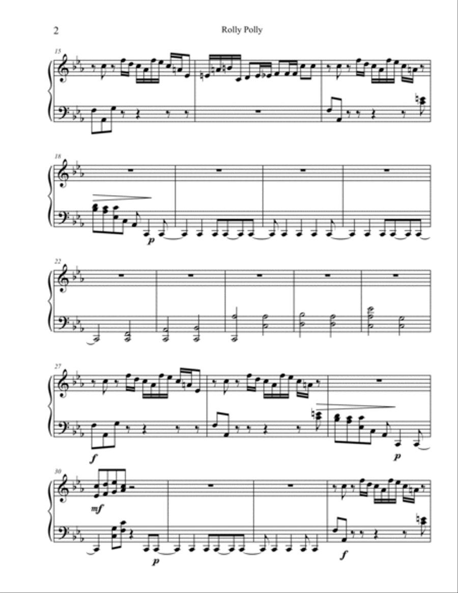 Rolly Polly Marimba scores gallery preview page 2