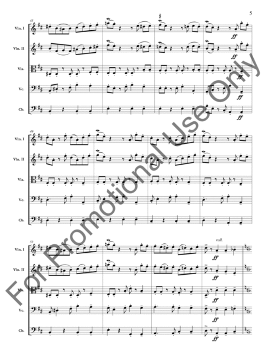 El Choclo (Argentine Tango) Orchestra scores gallery preview page 6