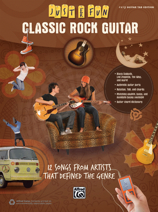 Book cover for Just for Fun -- Classic Rock Guitar