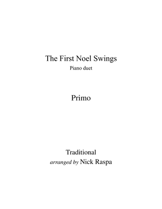 Book cover for The First Noel Swings (1 piano 4 hands) Primo