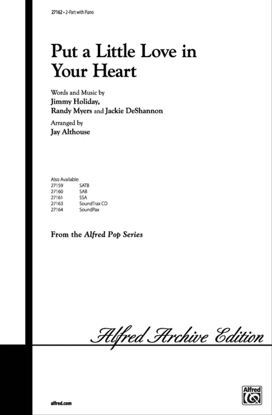 Put a Little Love in Your Heart 2-Part scores gallery preview page 1