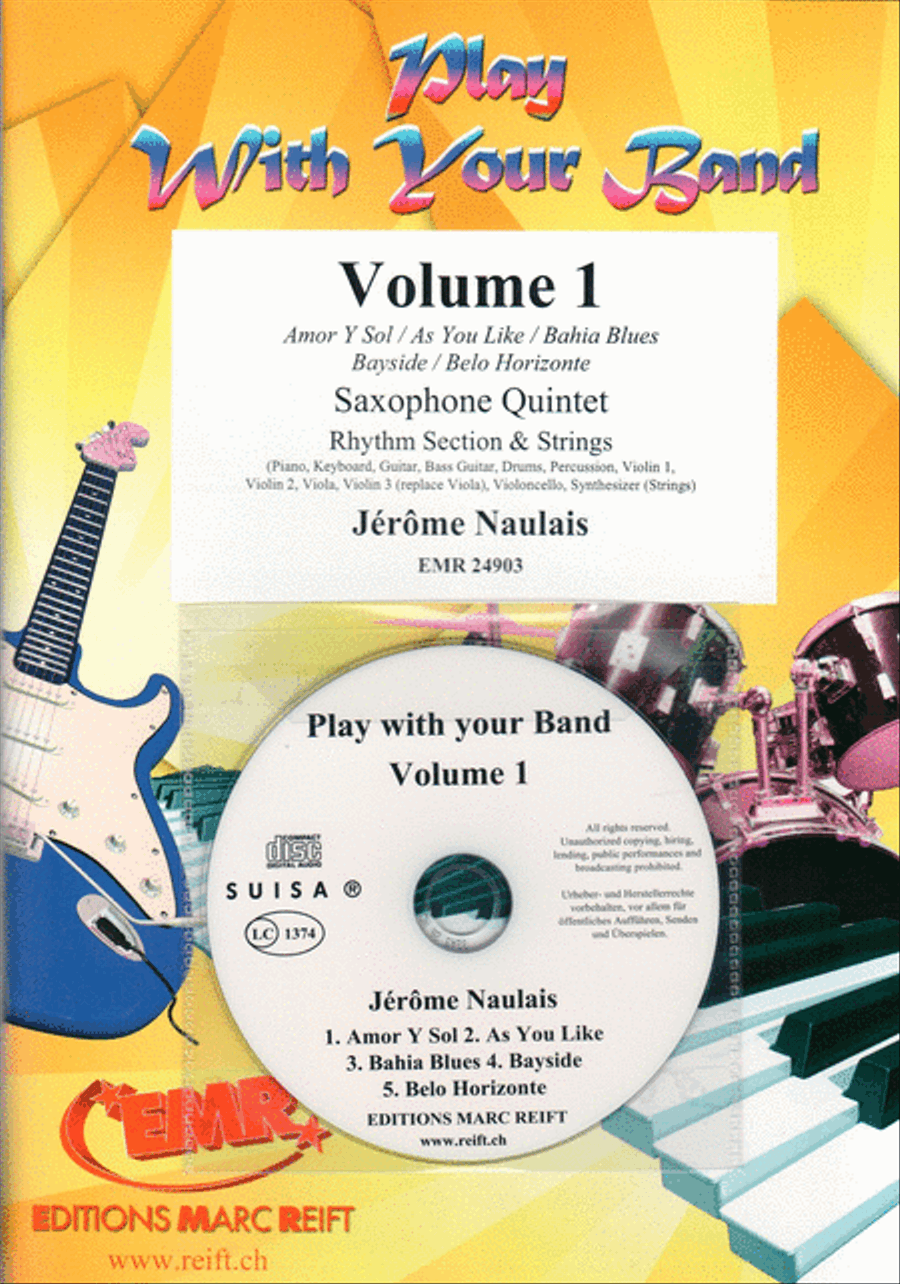 Play With Your Band Volume 1 Saxophone Quintet scores gallery preview page 1