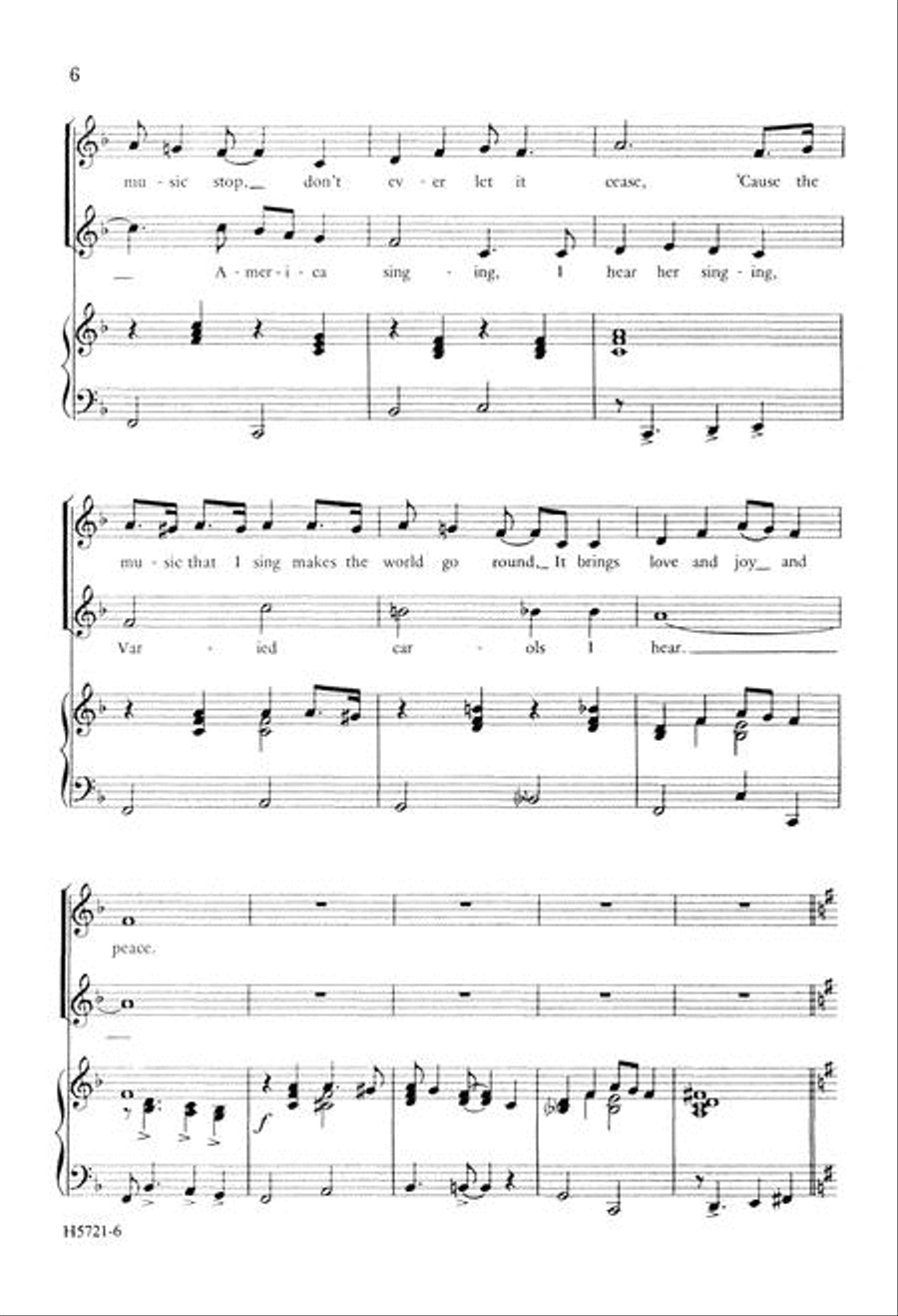 Don't Let the Music Stop 2-Part scores gallery preview page 6
