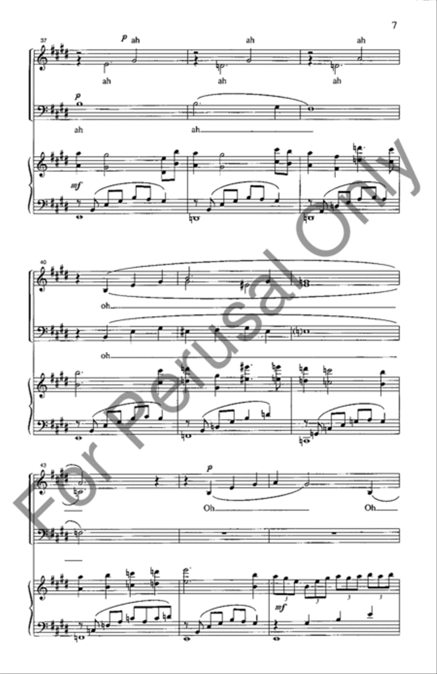 Children Of Tomorrow 3-Part scores gallery preview page 6