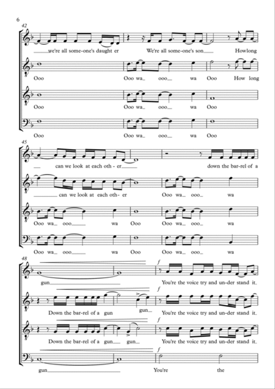 You're The Voice TTBB scores gallery preview page 6