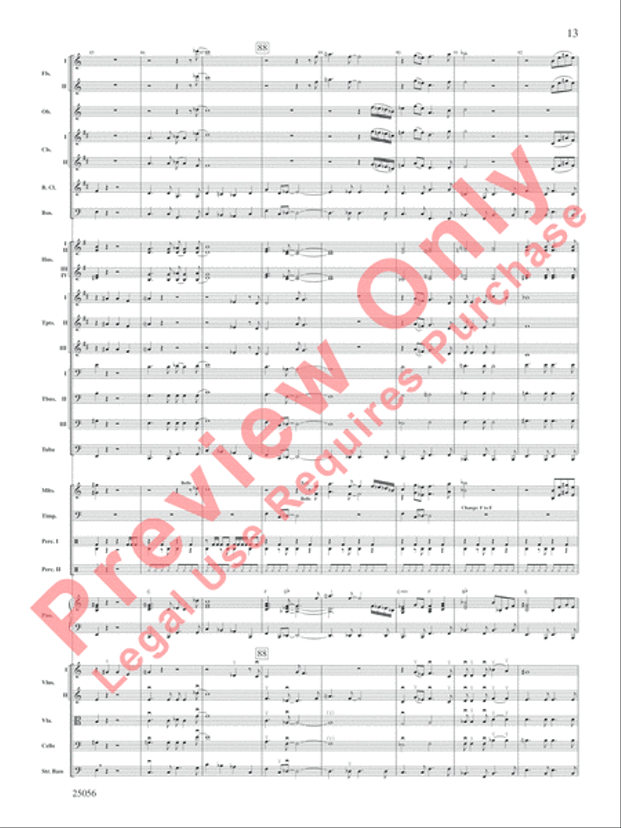 James Bond Medley James Bond Medley Full Orchestra scores gallery preview page 14