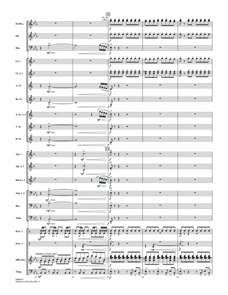 Fantasy on Deck The Hall - Conductor Score (Full Score)