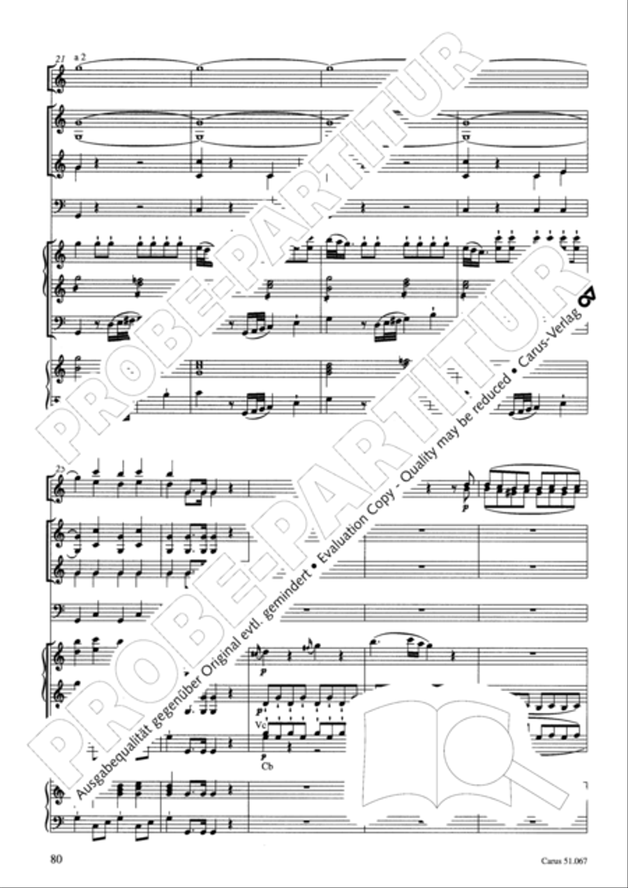 Church Sonatas Collection / Songbook scores gallery preview page 81