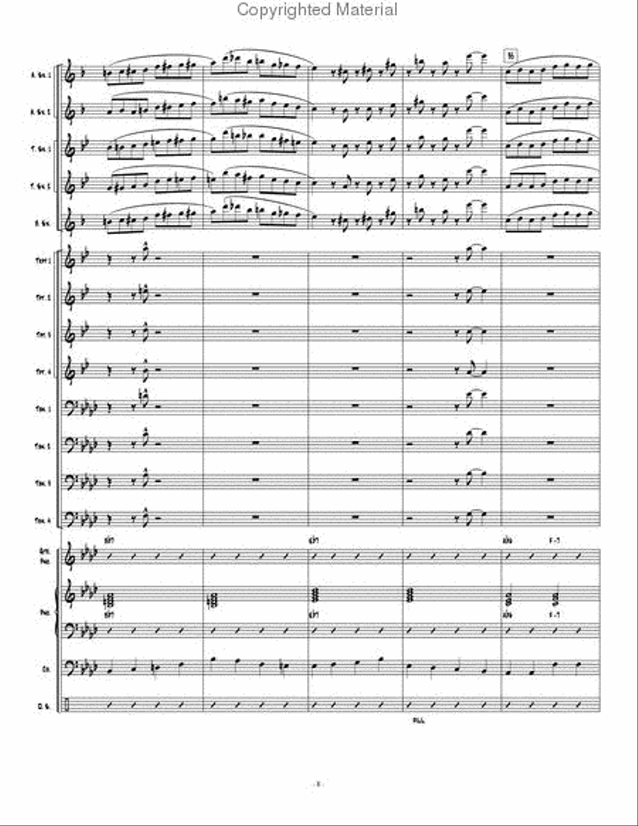Don't Get Caught Jazz Ensemble scores gallery preview page 11