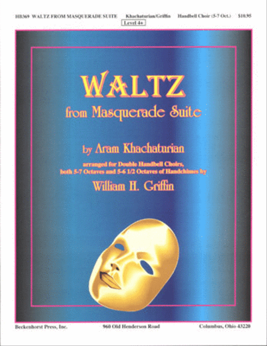 Waltz from Masquerade Suite - full score Handbell Choir scores gallery preview page 1