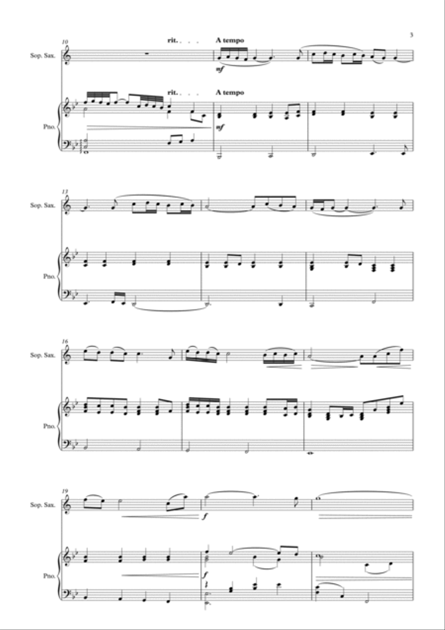 Gabriel's Oboe Soprano Saxophone scores gallery preview page 4