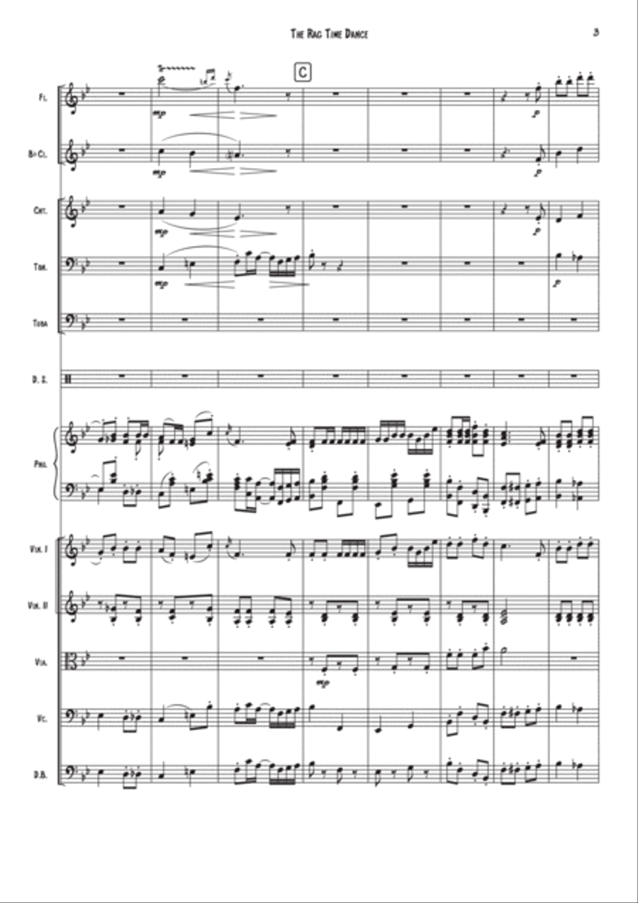 The Ragtime Dance Clarinet scores gallery preview page 5