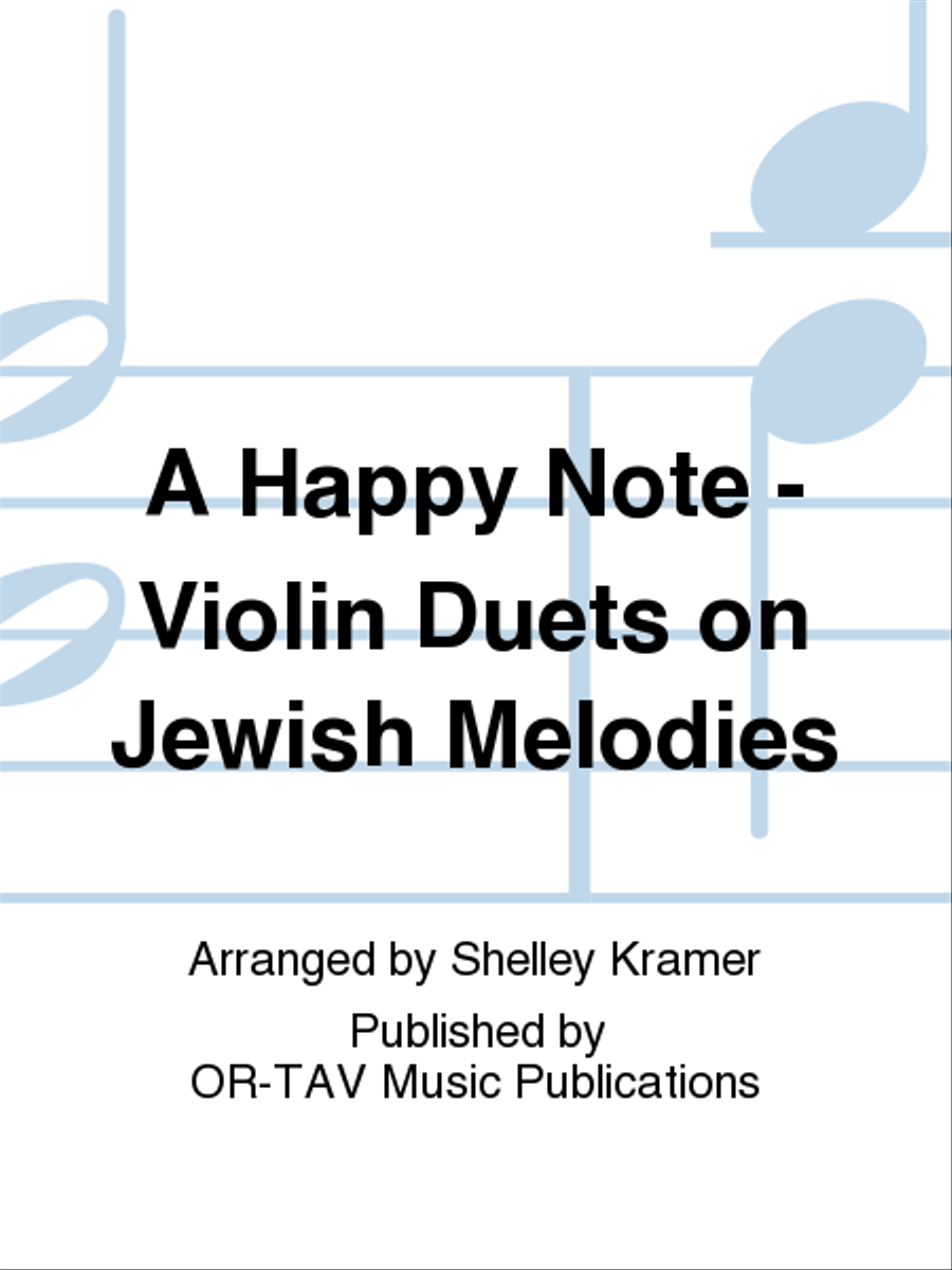 A Happy Note - Violin Duets on Jewish Melodies String Duet scores gallery preview page 1