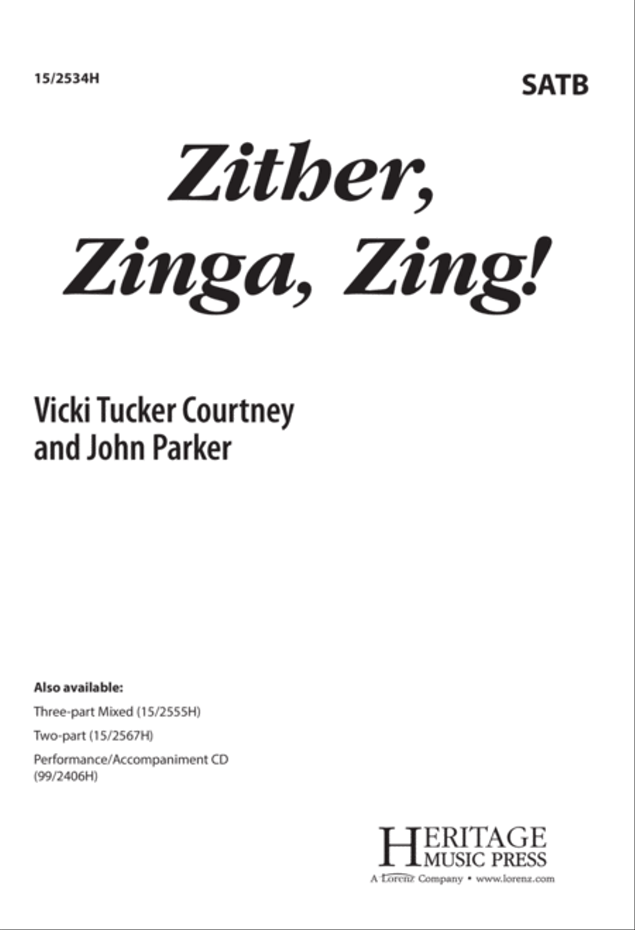 Zither, Zinga, Zing! Zither, Zinga, Zing! 4-Part scores gallery preview page 1