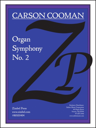 Book cover for Organ Symphony No. 2