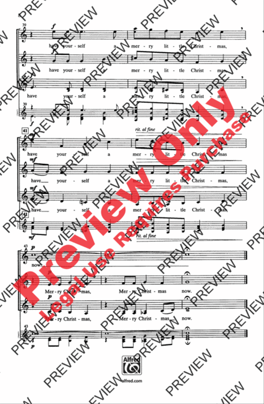 Have Yourself a Merry Little Christmas Women's Choir scores gallery preview page 8