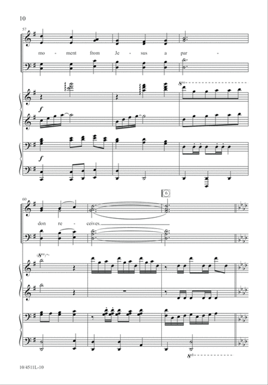 To God Be the Glory To God Be the Glory 4-Part scores gallery preview page 10