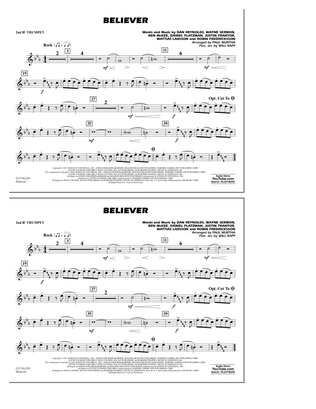 Book cover for Believer - 2nd Bb Trumpet