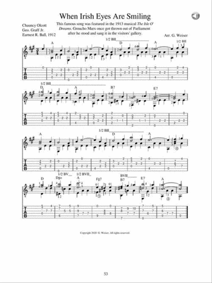 Tin Pan Alley Favorites for Fingerstyle Guitar Fingerpicking Guitar scores gallery preview page 6