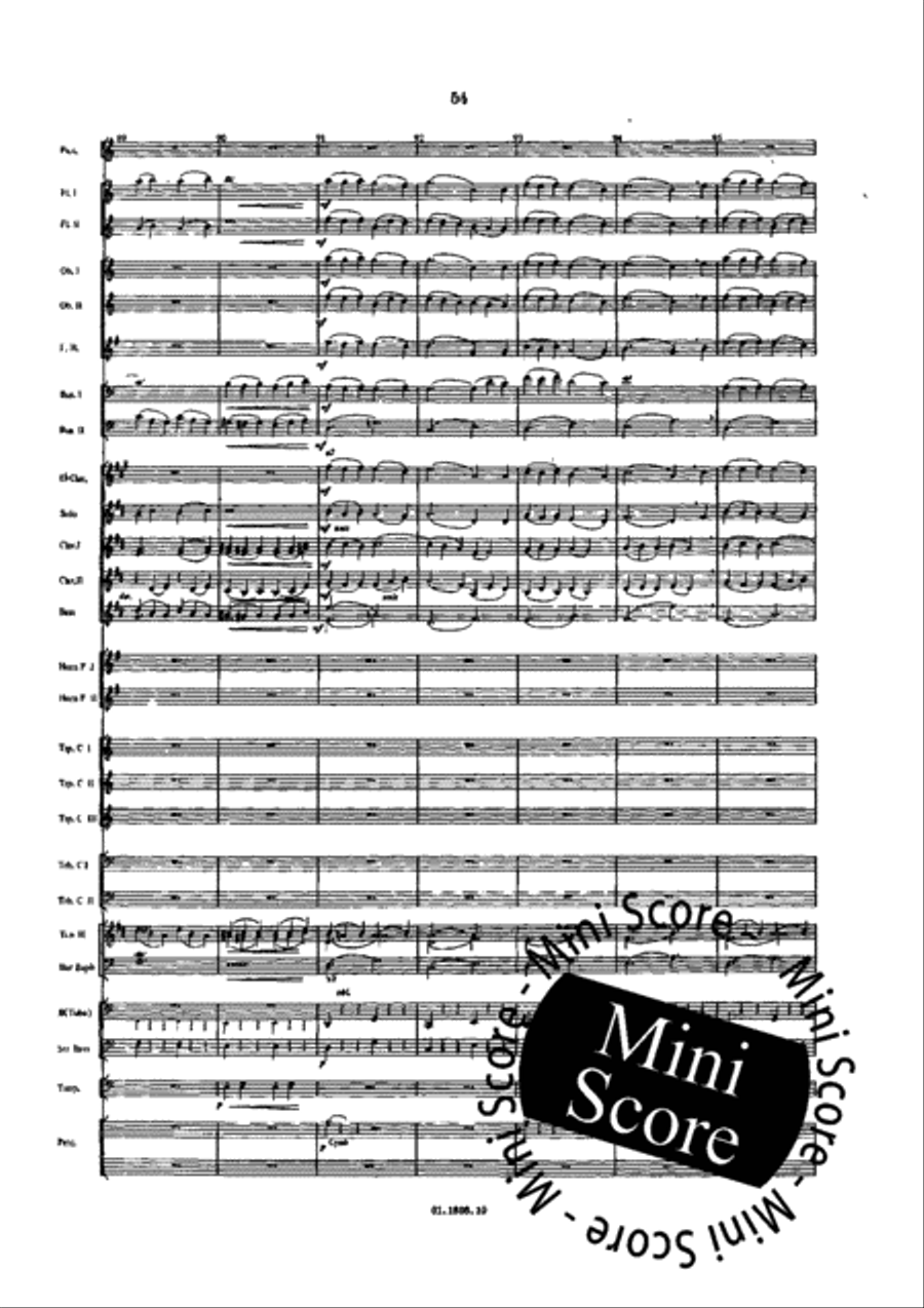 Suite Divertimento Concert Band scores gallery preview page 58