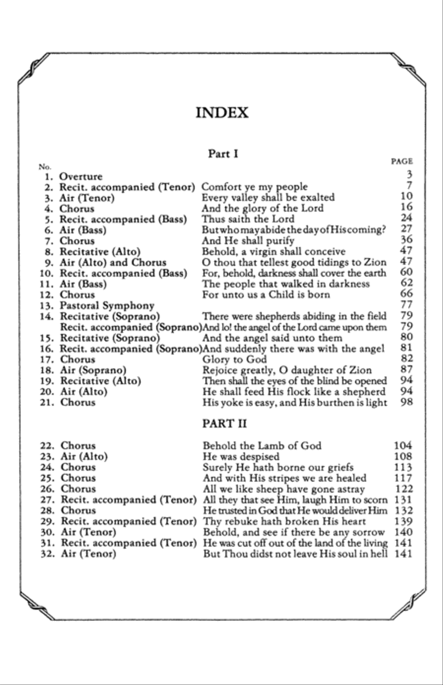 Messiah 4-Part scores gallery preview page 5