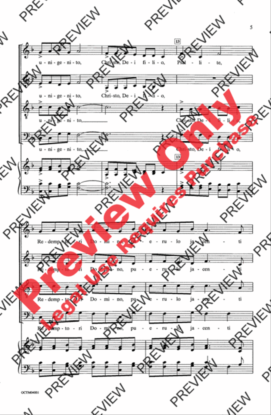 Psallite 4-Part scores gallery preview page 5